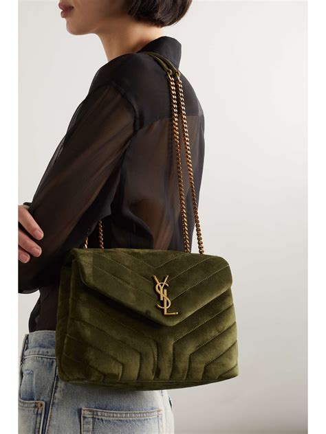 yves saint laurent quilted shoulder bag